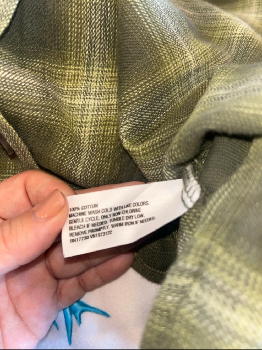 wild fable Olive Green Plaid Button-Down Shirt - Picture 10 of 10